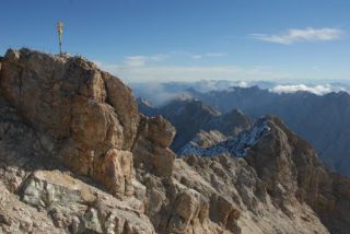 Gipfelkreuz auf der Zugspitze